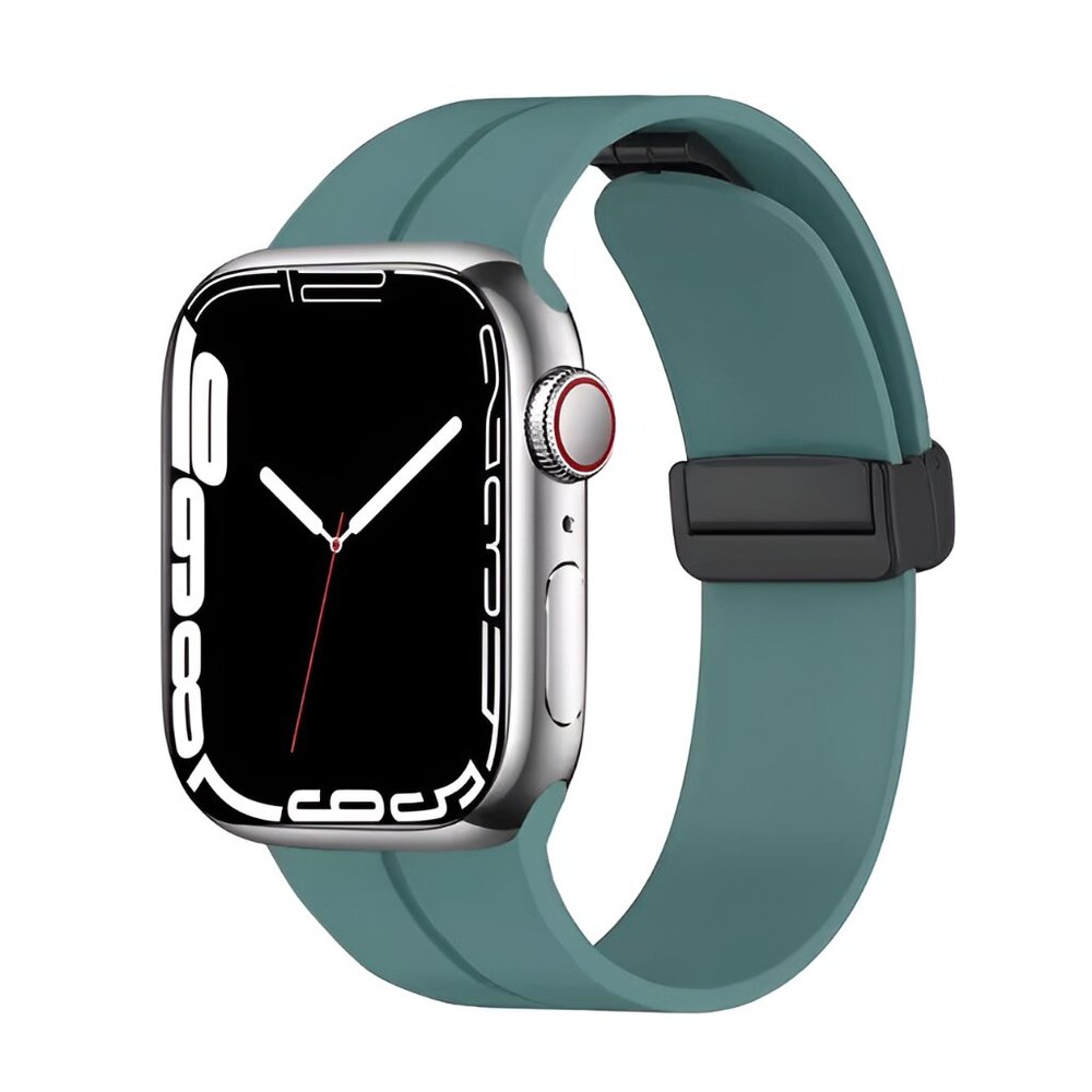 Apple Watch Band Waterproof Magnetic Adjustable Stylish Strap Watch Band PineG - Picture 3 of 5